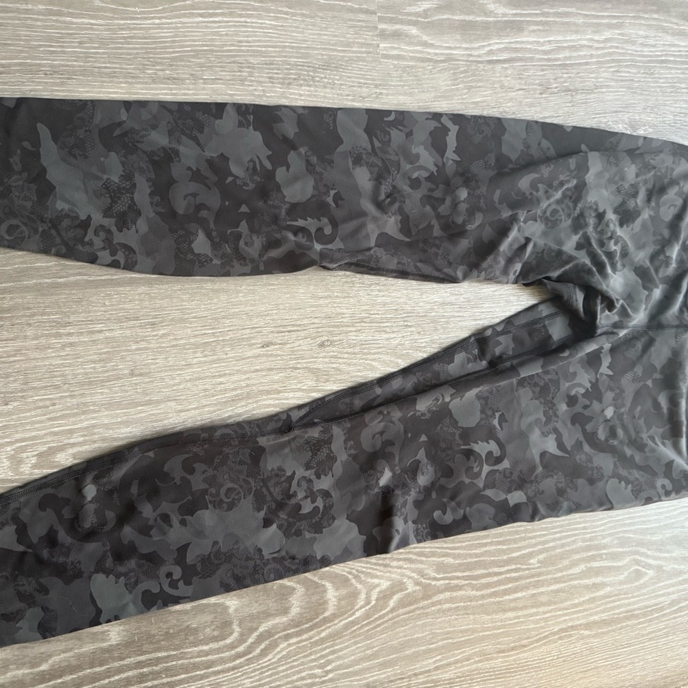 lululemon athletica Black Camouflage Leggings